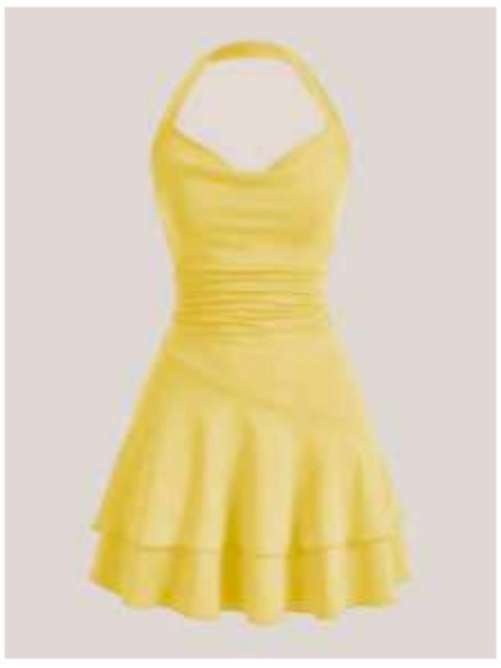 SHEIN Halter Neck Bodycon Dress